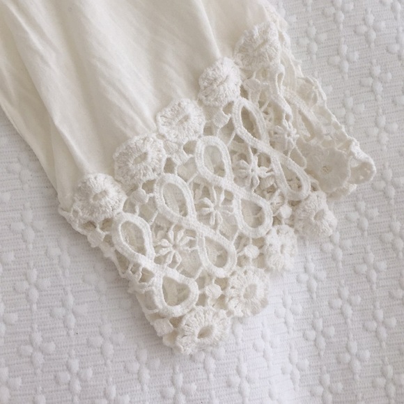 Ann Taylor Off-white Sheer Tunic - Picture 6 of 6